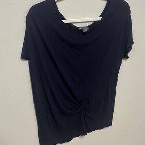 Stretchy Black/navy Women's Top